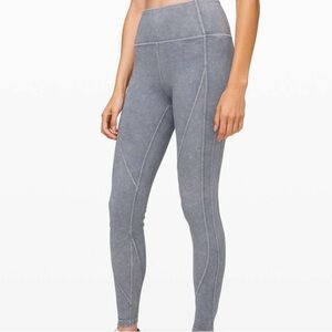 LULULEMON WUNDER UNDER HR *SNOW WASHED RIBBED 29”*